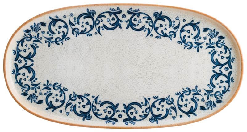 Bonna Viento Hygge Plateau ovale 30x16cm bleu - 6 pièces