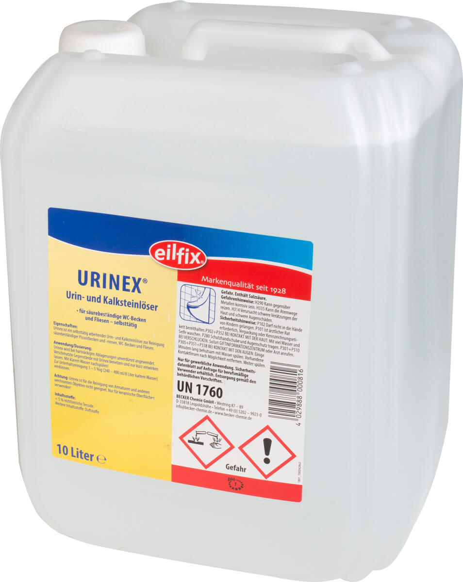 Urinex éliminateur d'urine et de tartre liquide, Eilfix - 10,0l