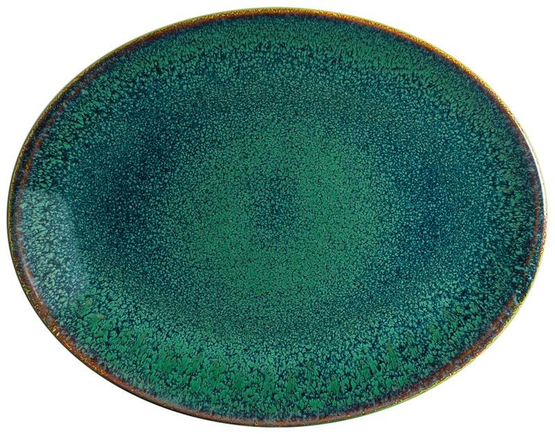 Bonna Ore Mar Moove Plateau ovale 31x24cm vert - 6 pièces