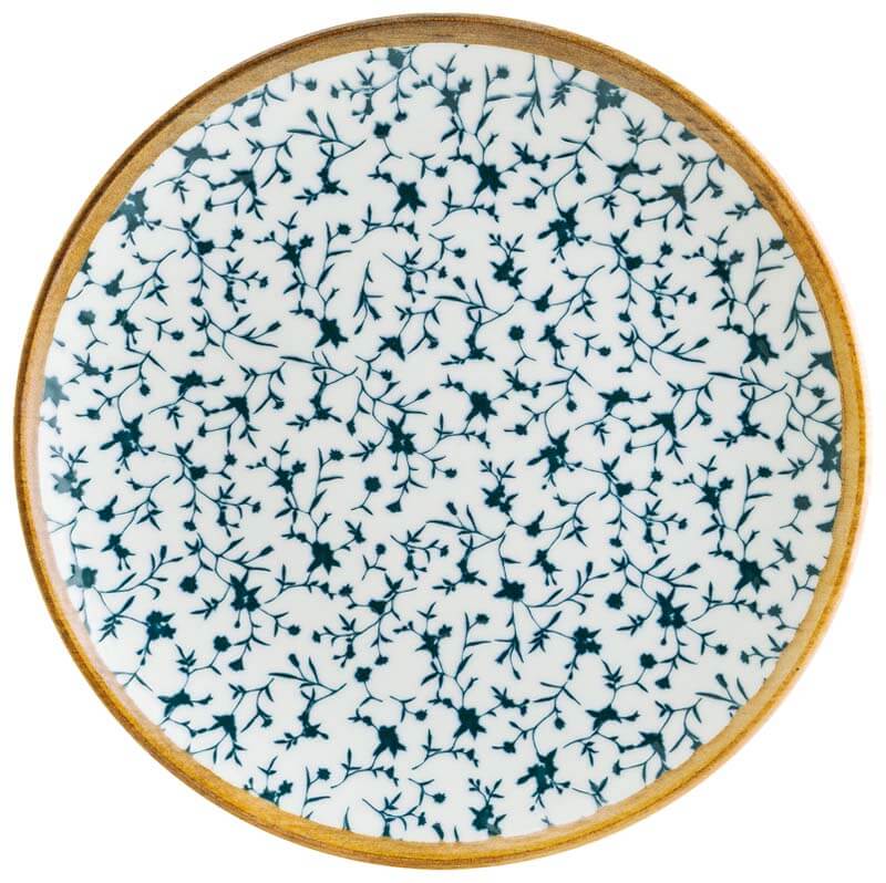 Bonna Calif Gourmet Assiette plate 25cm bleu - 12 pièces