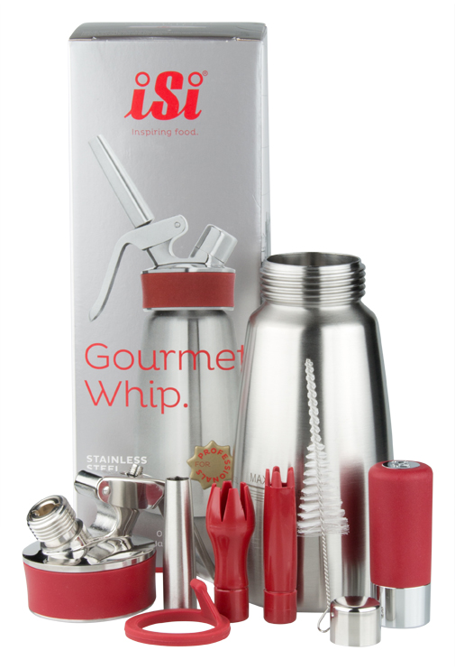 iSi Chauffe-crème "Gourmet Whip PLUS", acier inoxydable - 0,25l