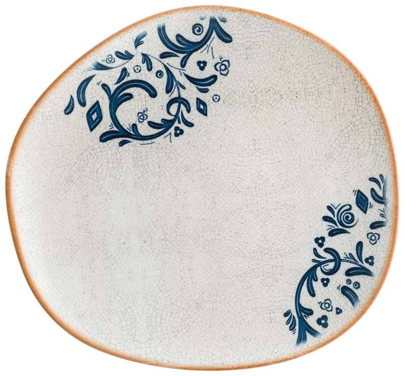 Bonna Viento Vago Assiette plate 29cm bleu - 6 pièces