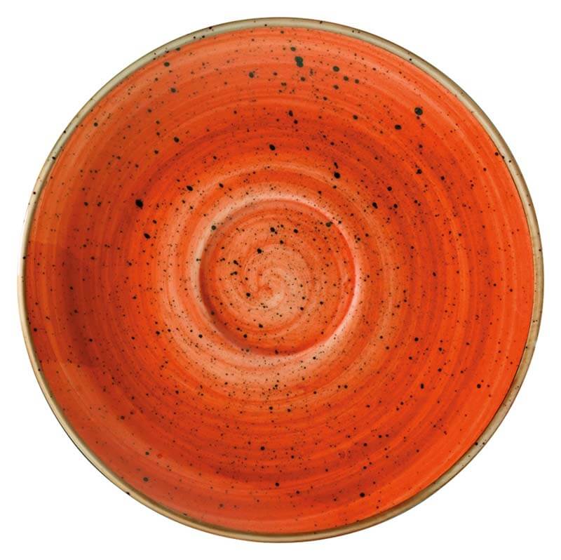 Bonna Aura Terracotta Rita Soucoupe 12cm orange - 6 pièces