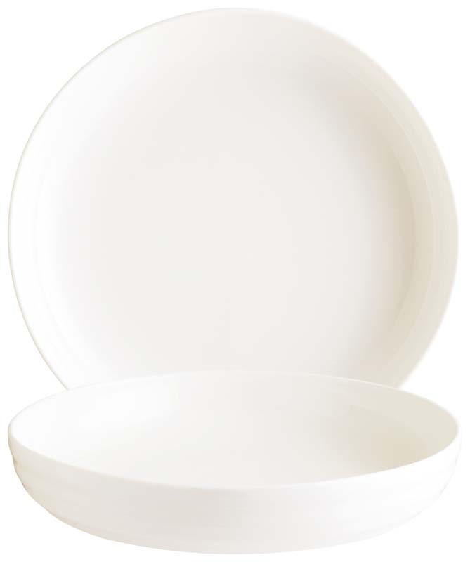 Bonna Pott Bowl Cream 22cm, 107cl crème - 6 pièces