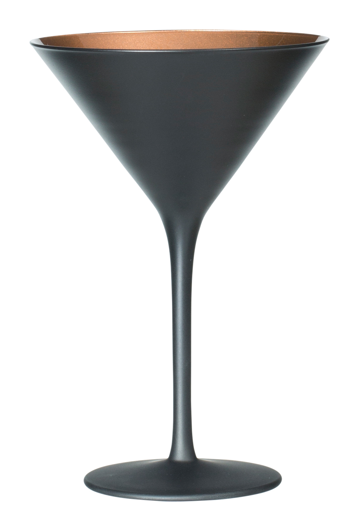 Verre à Martini, noir/bronze mat, Elements Stölzle - 240ml (1 pce)