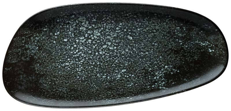 Bonna Cosmos Black Vago plat ovale 36cm noir - 12 pièces