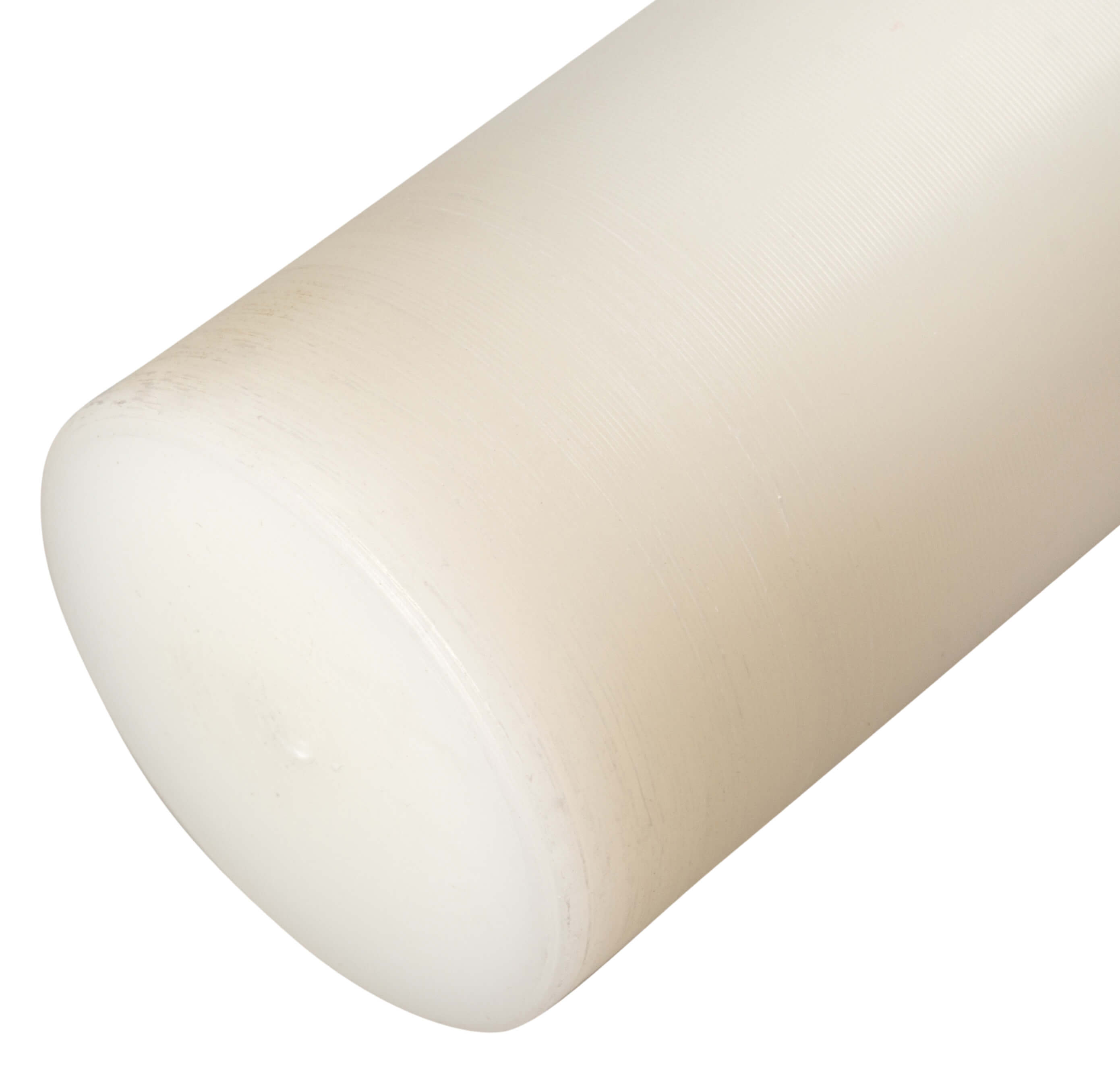 Pilon de bar, plastique, bout plat - blanc (24cm)