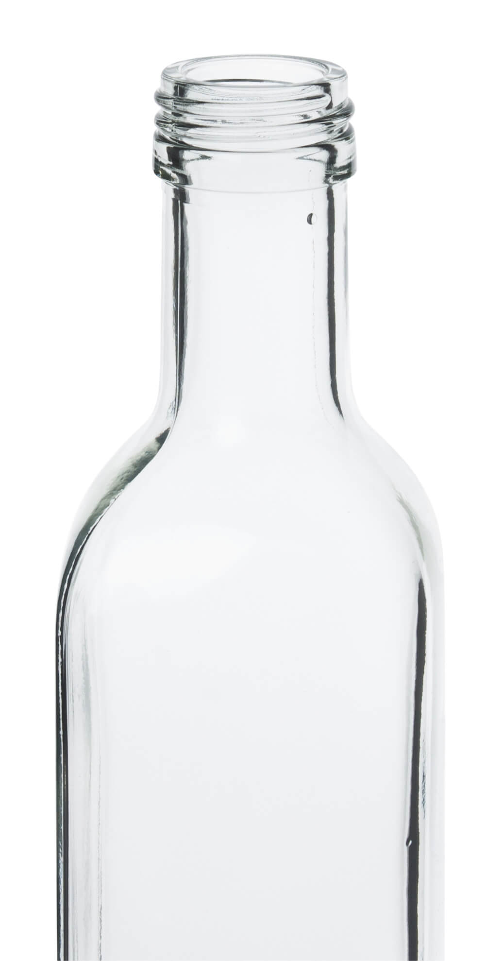 Bouteille de verre carrée - 500ml