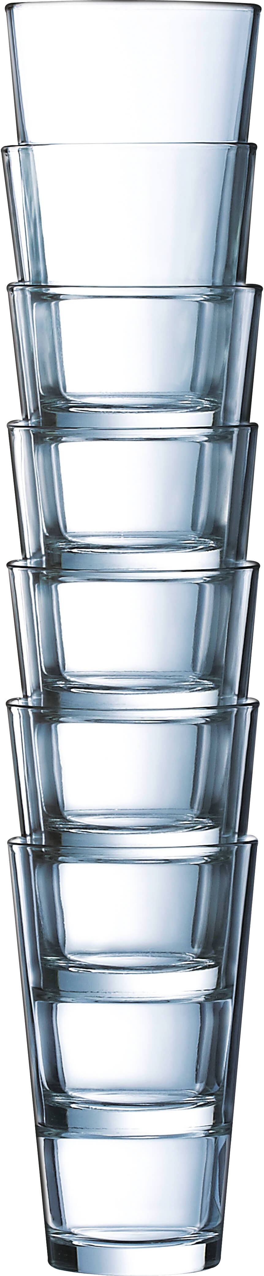 6 verres à long drink, StackUp Arcoroc - 350ml