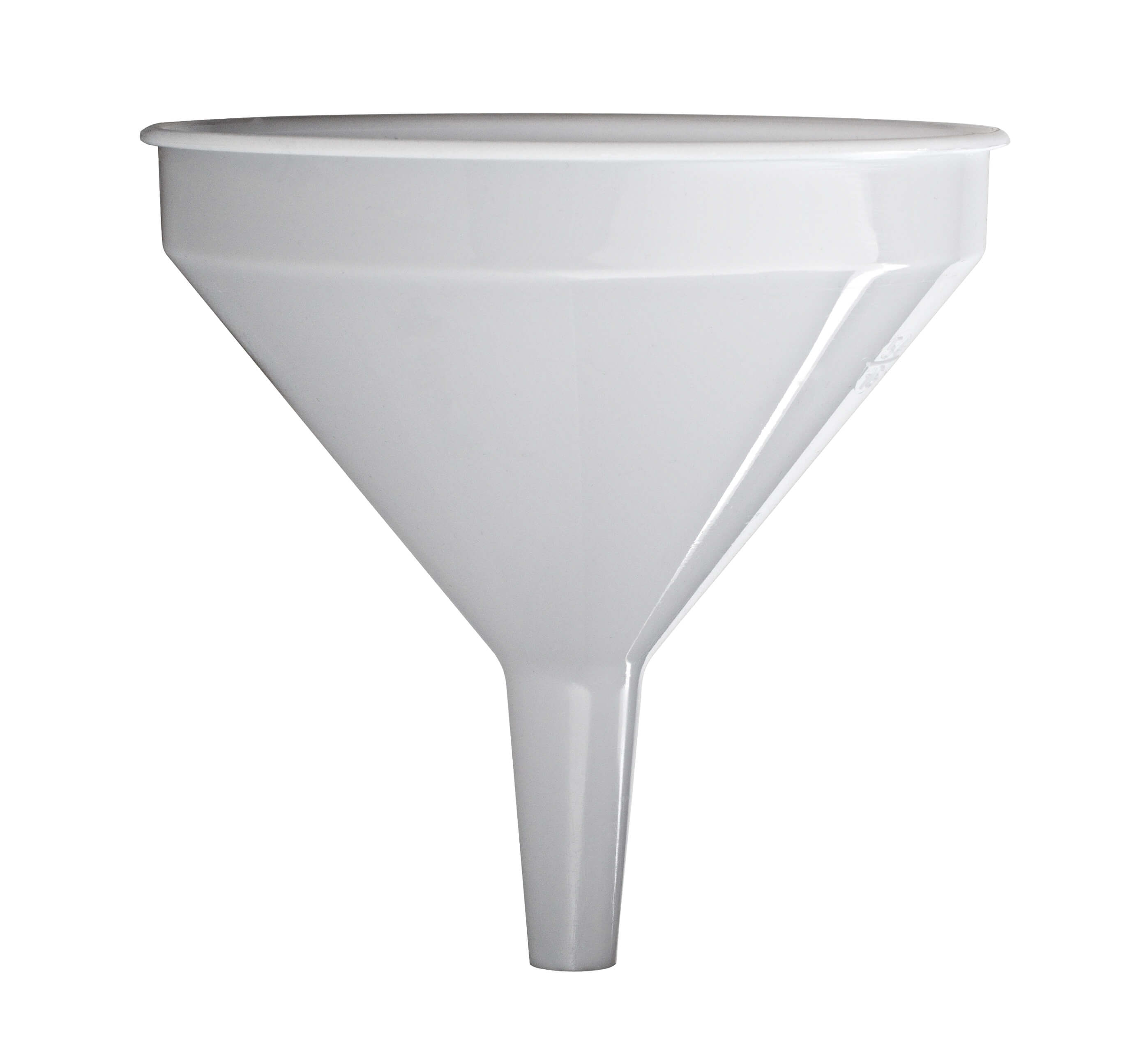 Entonnoir, plastique blanc - 16cm