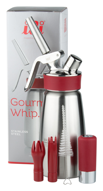 iSi Chauffe-crème "Gourmet Whip PLUS", acier inoxydable - 0,25l