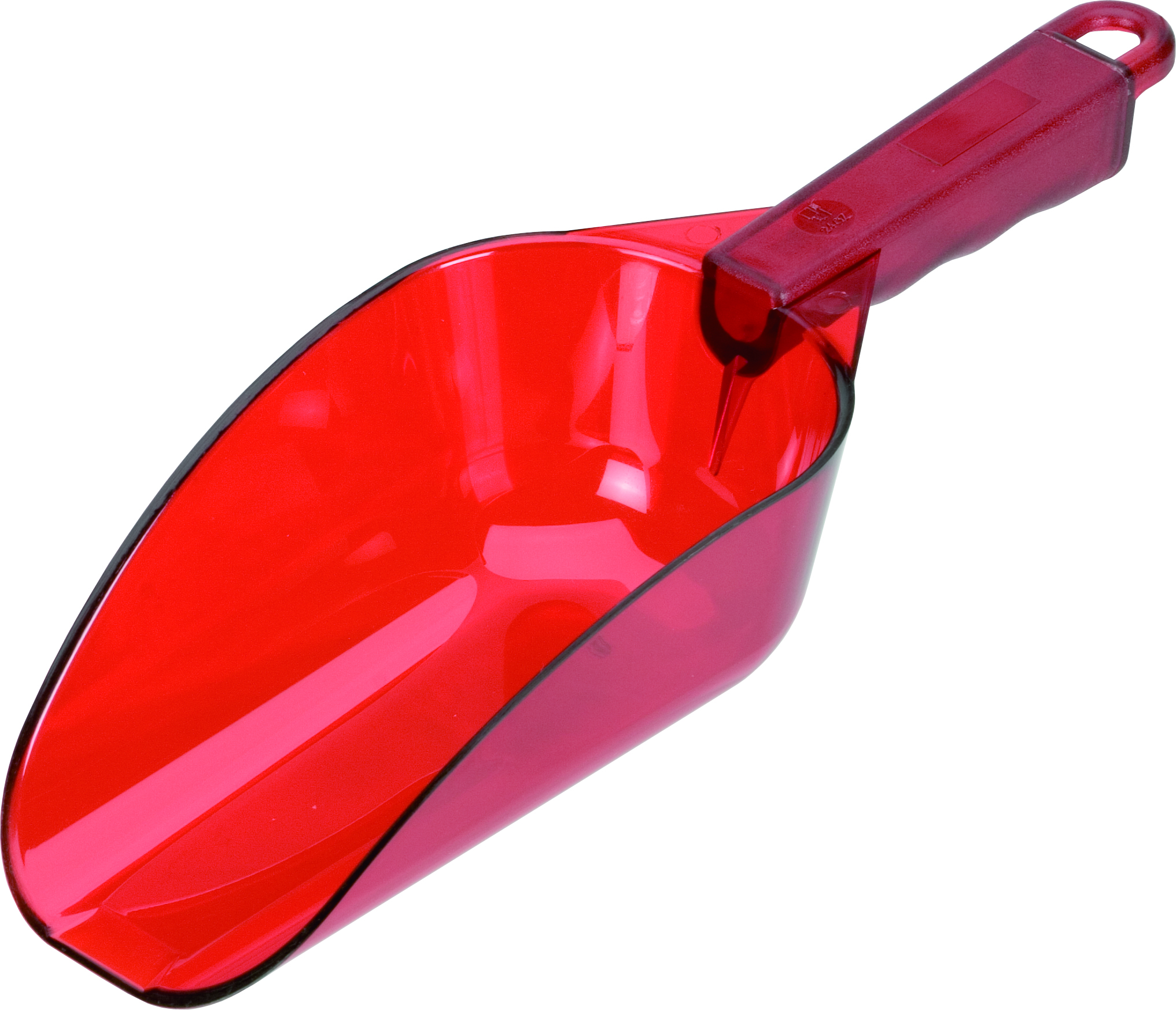 Pelle à glace, polycarbonate transparent rouge - 0,35l