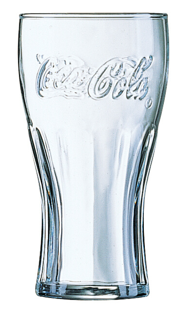 Verre à contours Coca-Cola, Arcoroc - 270ml, 0,2l FS