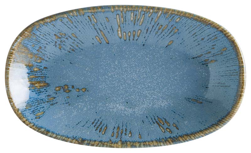 Bonna Snell Sky Gourmet plat ovale 19x11cm bleu - 12 pièces