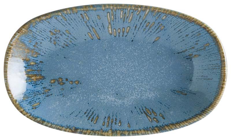 Bonna Snell Sky Gourmet plat ovale 24x14cm bleu - 12 pièces