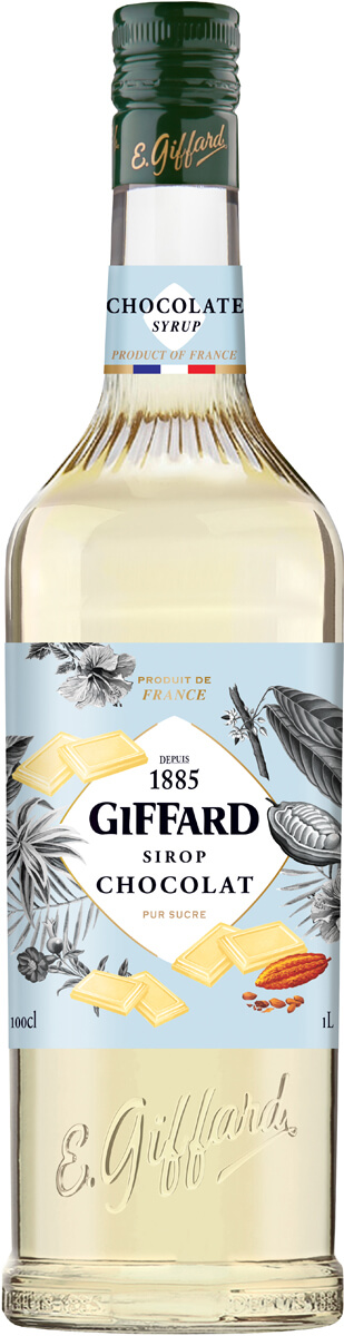 Chocolat blanc - Sirop Giffard (1,0l)