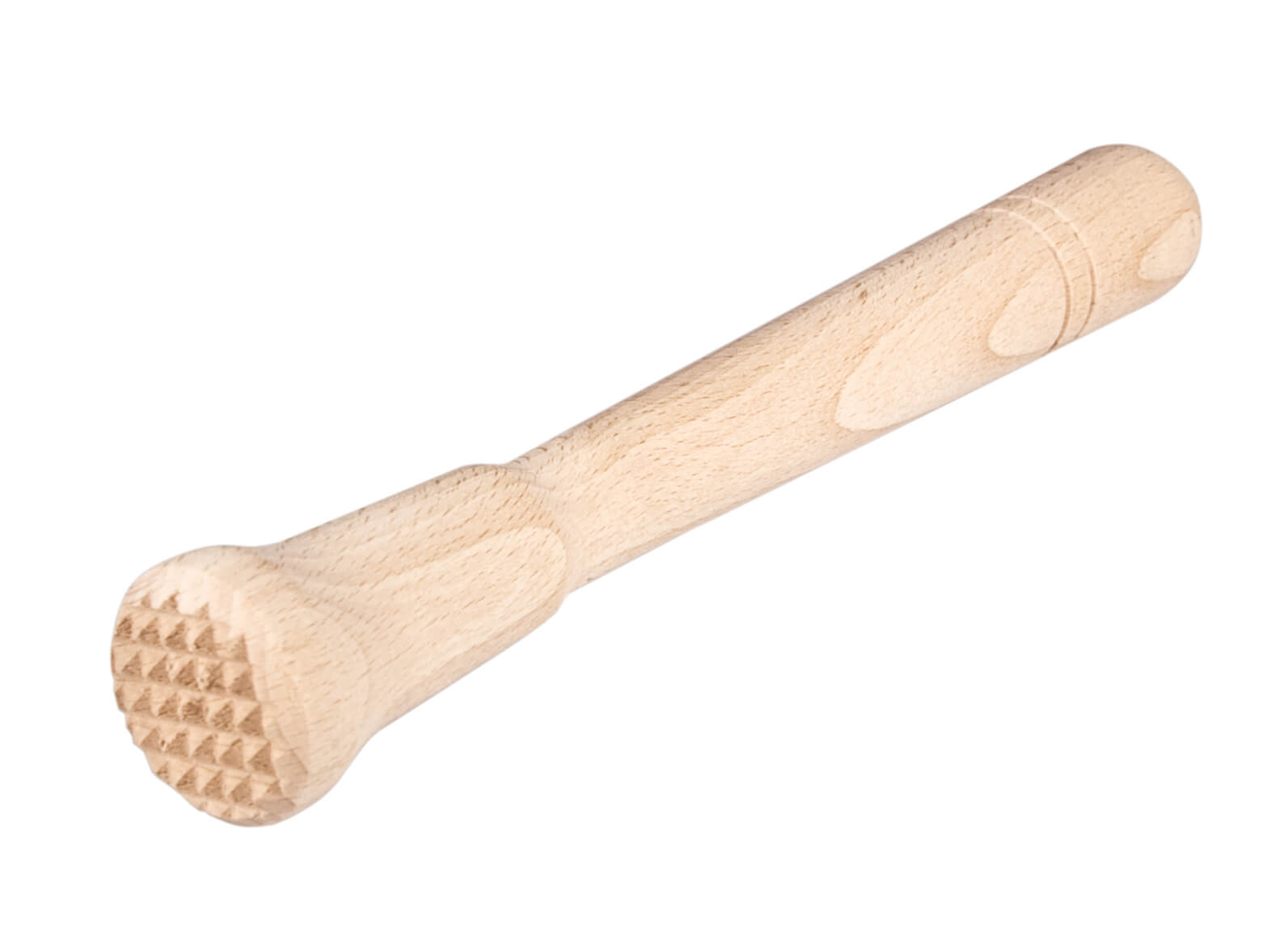 Pilon de bar, extrémité en forme de gaufre - bois (22cm)