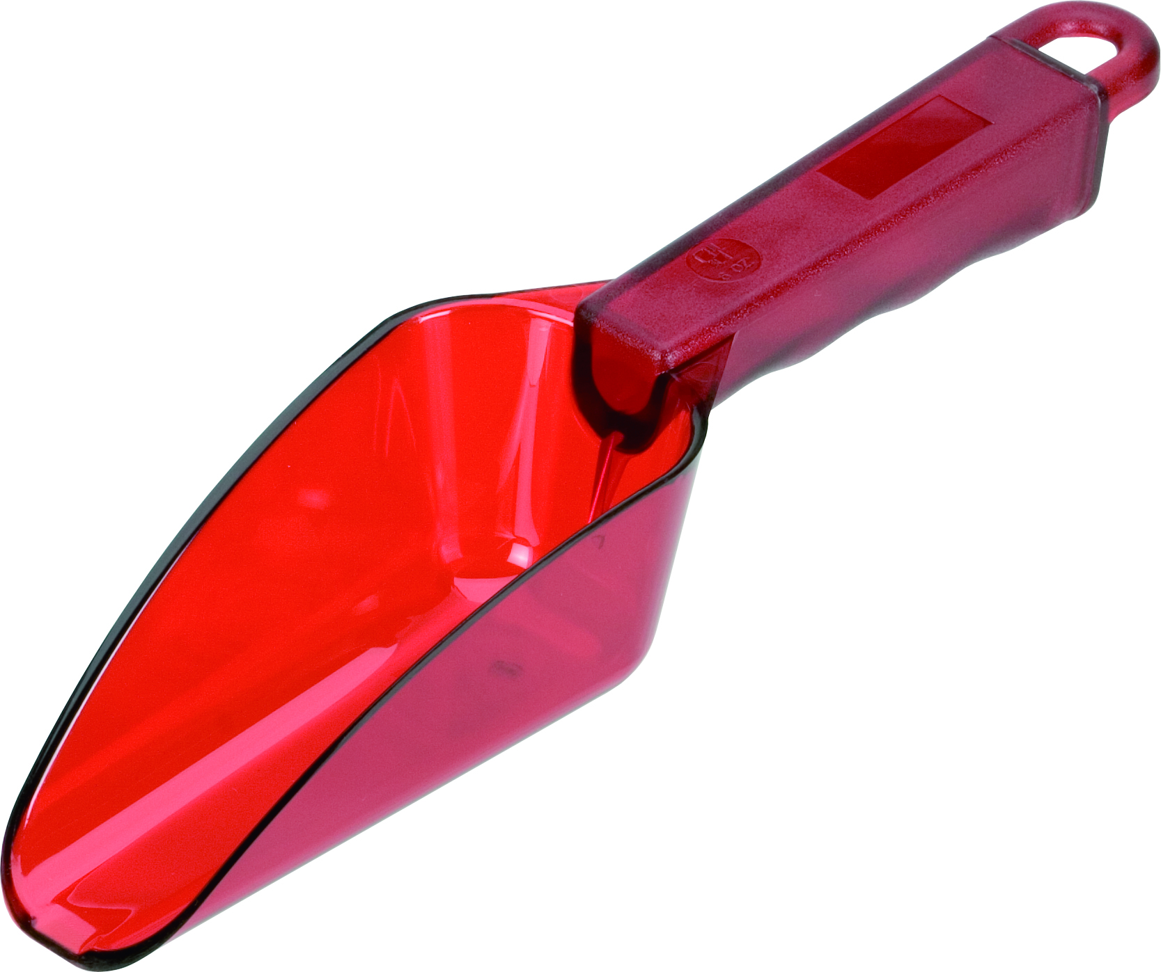 Pelle à glace, polycarbonate transparent rouge - 0,35l