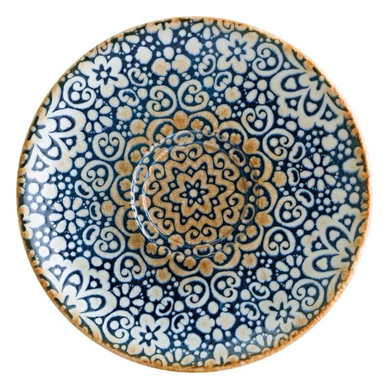 Bonna Alhambra Gourmet Soucoupe combinée 16cm bleu - 6 pièces