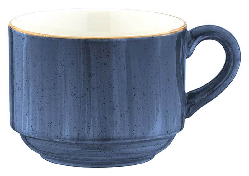 Bonna Aura Dusk Banquet Tasse supérieure 21cl bleu empilable - 6 pièces