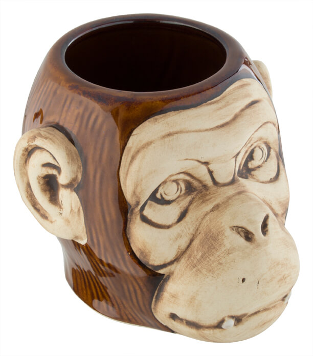 Tiki gobelet "Monkey", shiny finish - 550ml