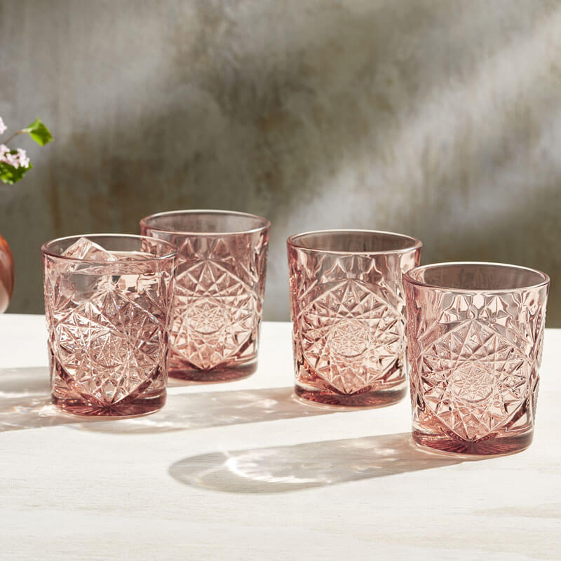 Verre D.O.F. Hobstar vieux rose, Onis - 355ml (6 pcs.)