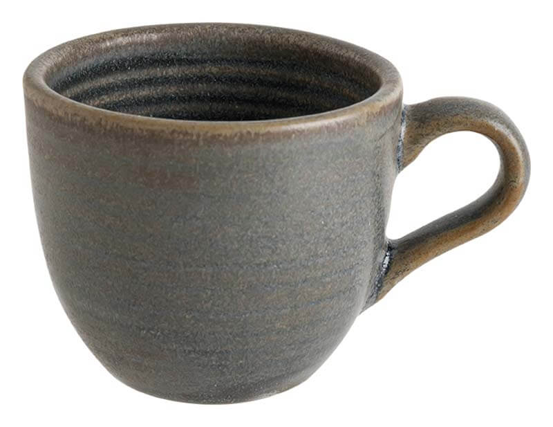 Bonna Hornfels Ripple Tasse supérieure 10cl gris - 6 pièces