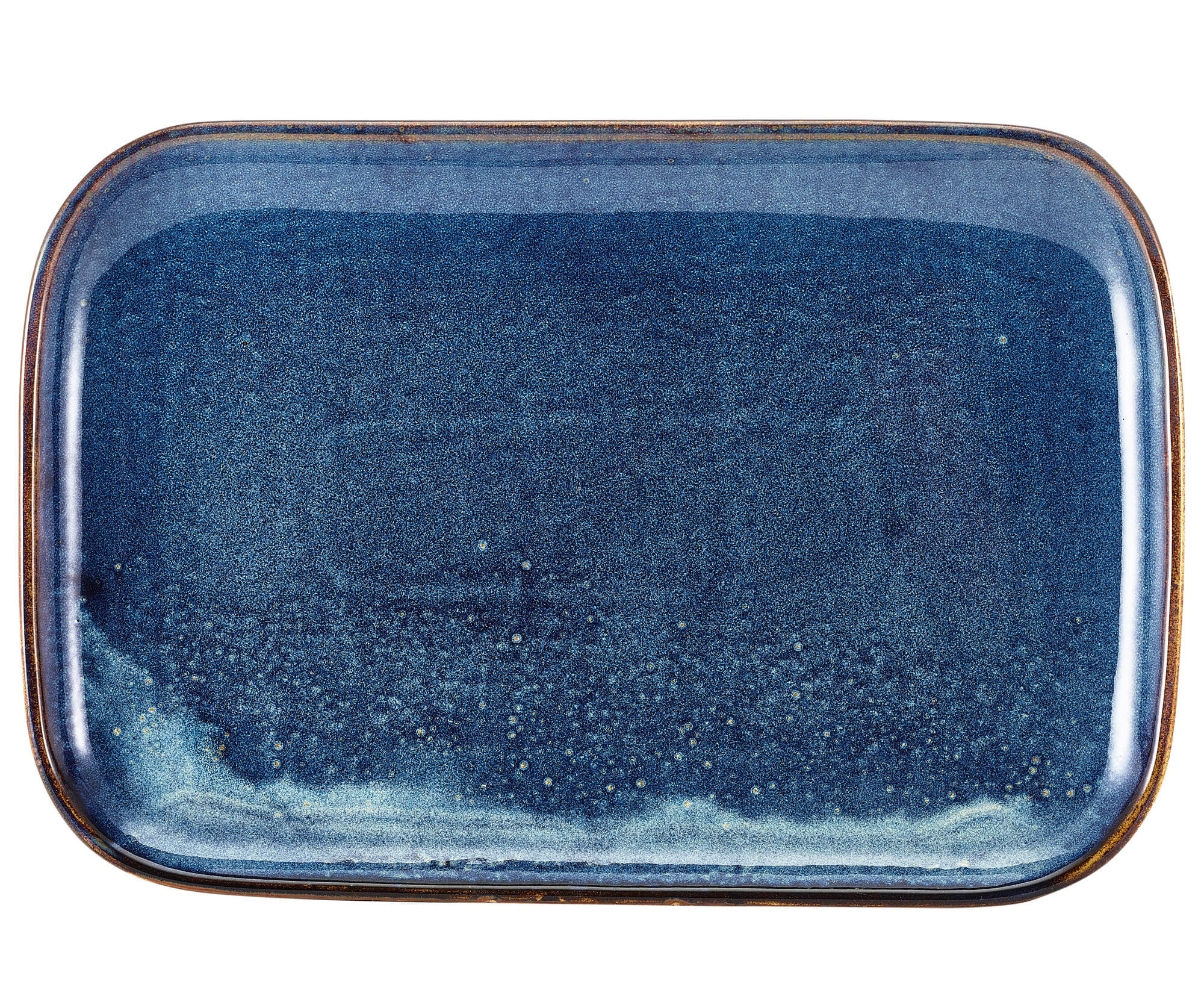 Assiette rectangulaire Terra Aqua Blue - 34,5x23,5cm (6 pcs)