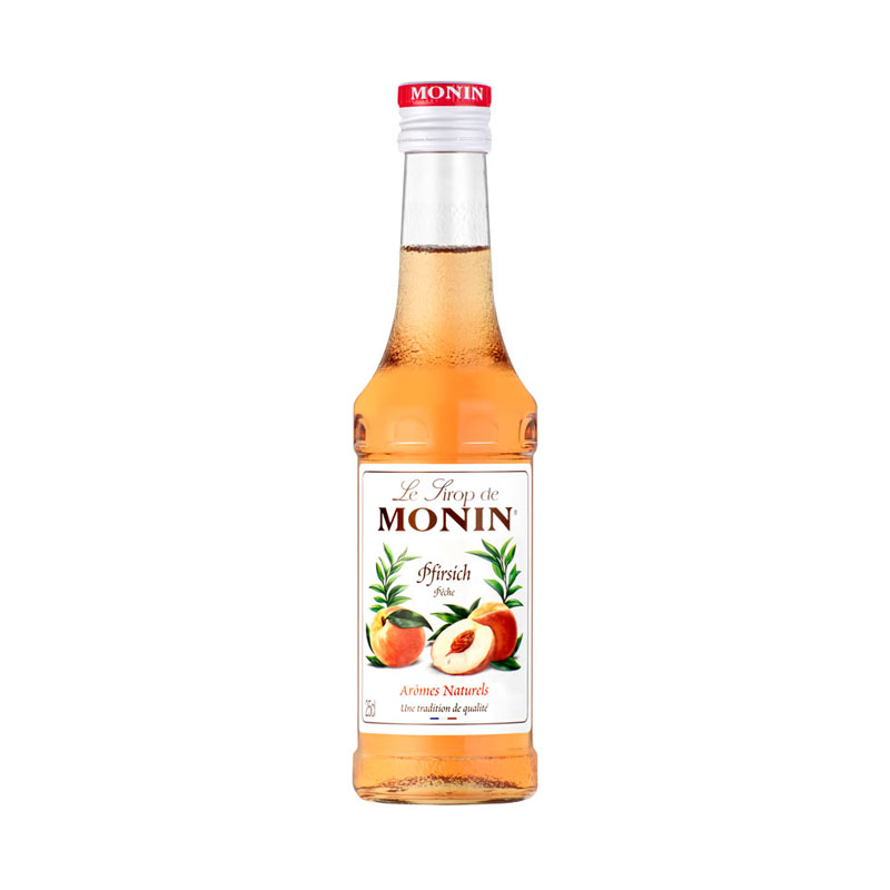 Pêche - Sirop Monin petite bouteille (0,25l)