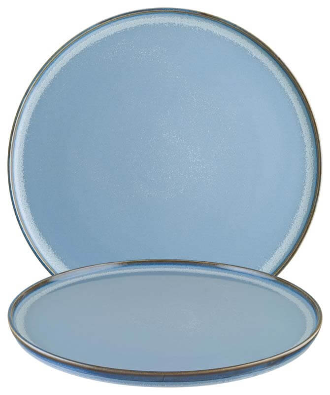 Bonna Sky Assiette plate Hygge 16cm bleu - 12 pièces