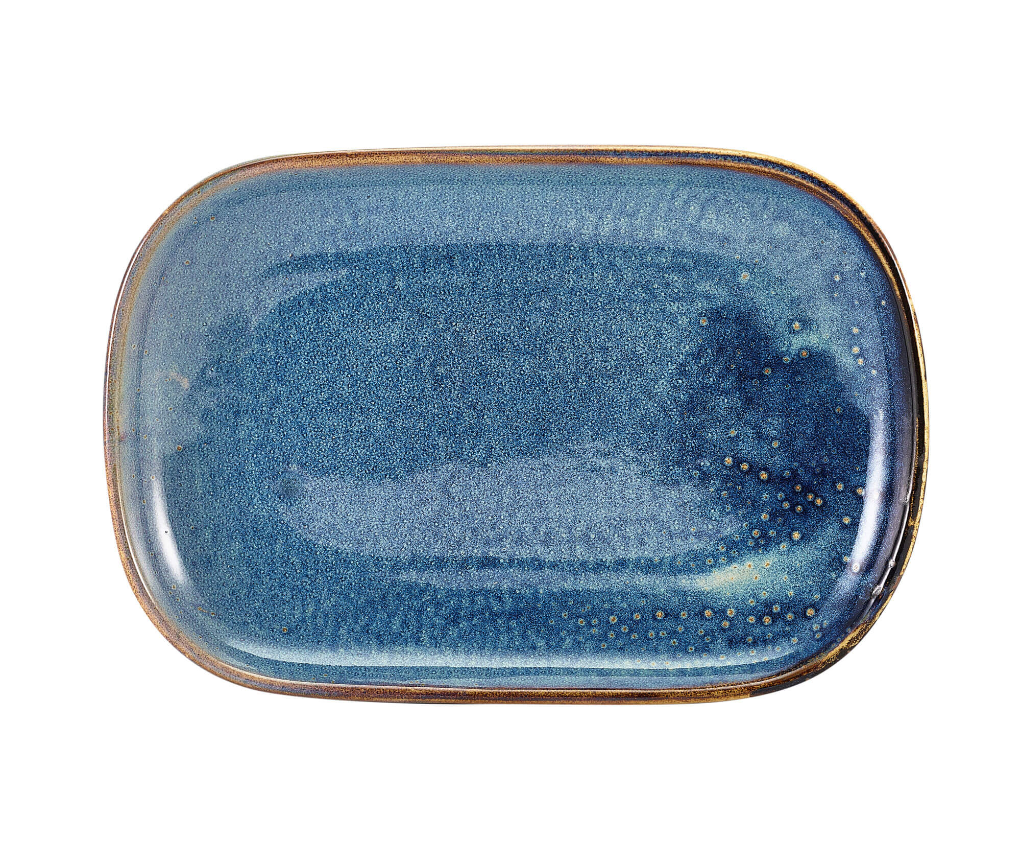 Assiette carrée Terra Aqua Blue - 24x16,5cm (12 pcs.)