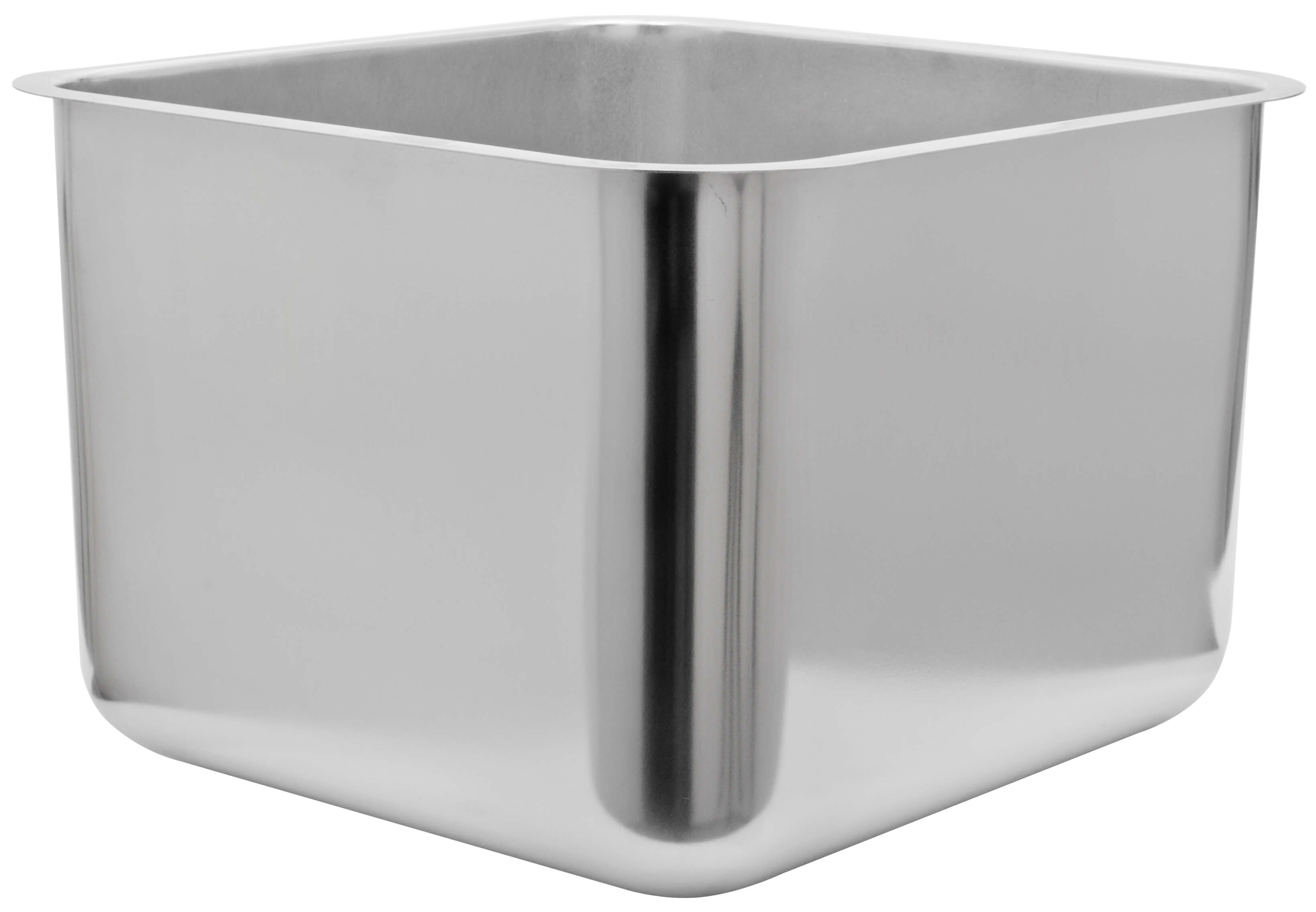 Evier inox 40x40x30cm - 1 1/2