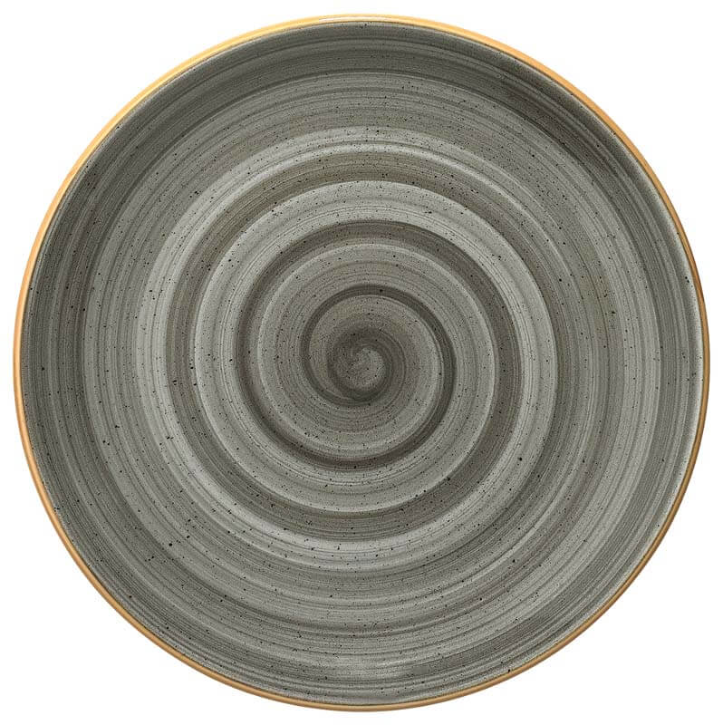 Bonna Aura Space Assiette Gourmet plate 21cm grise - 12 pièces