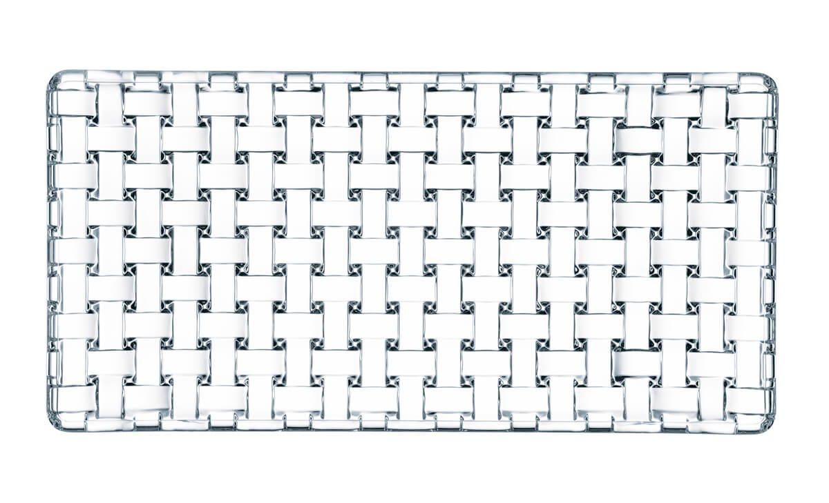 Plateau en verre Bossa Nova, Nachtmann - 28x14cm