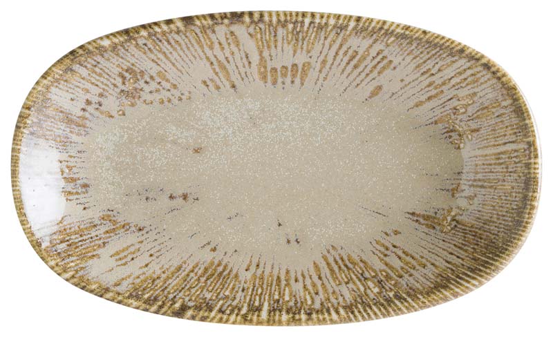 Bonna Snell Sand Gourmet plat ovale 19x11cm beige - 12 pièces