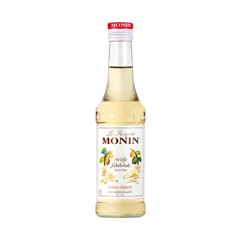 Chocolat blanc - Monin sirop petite bouteille (0,25l)