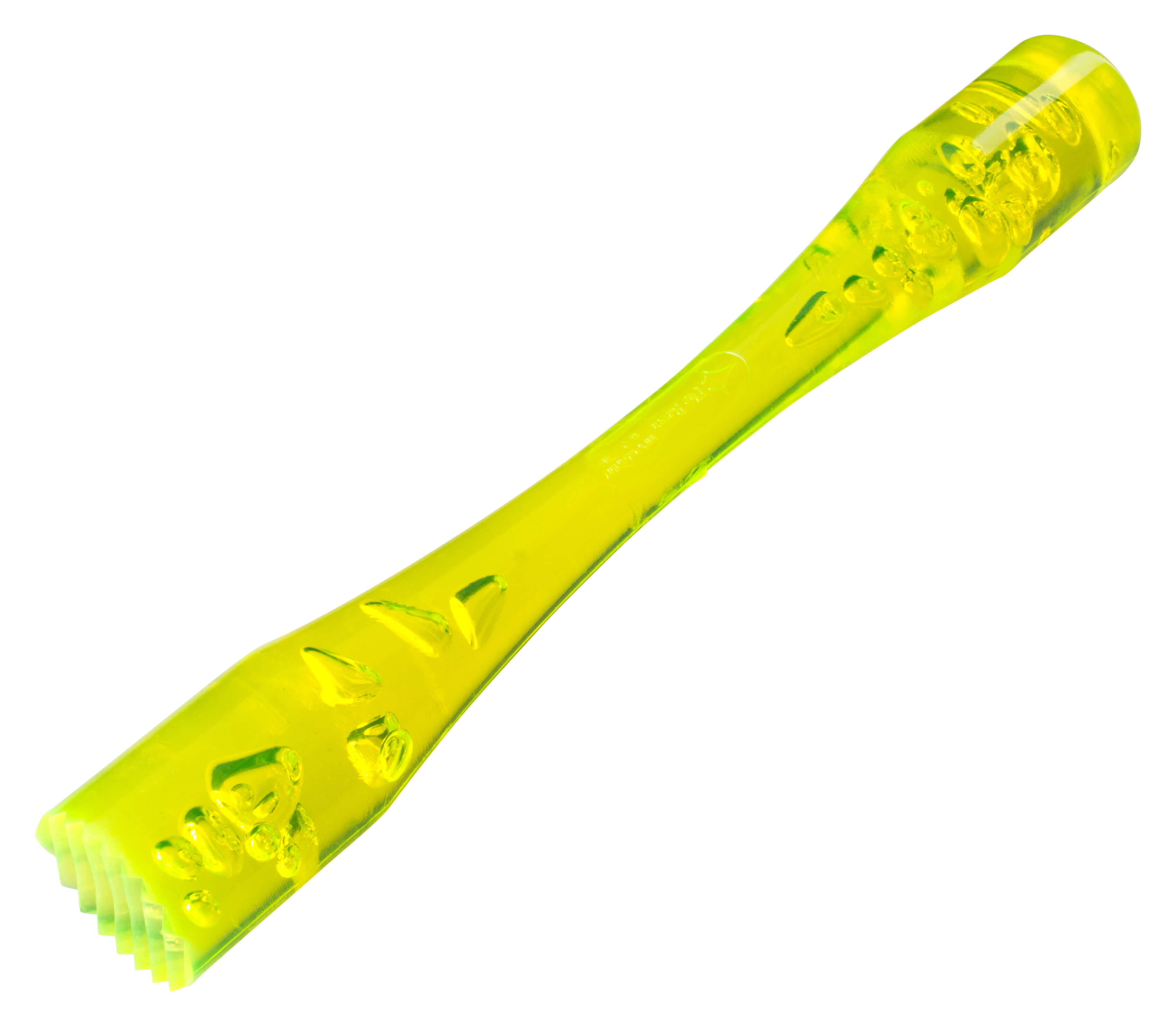 Pilon de bar Maxi, plastique, extrémité ondulée - vert (29cm)