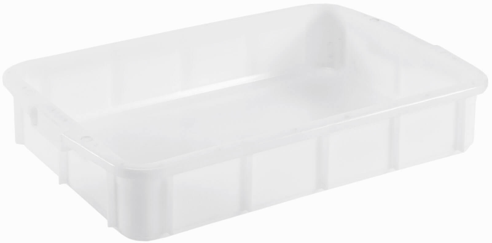 Récipient de transport empilable Classic blanc - 660x450x130mm (28l)