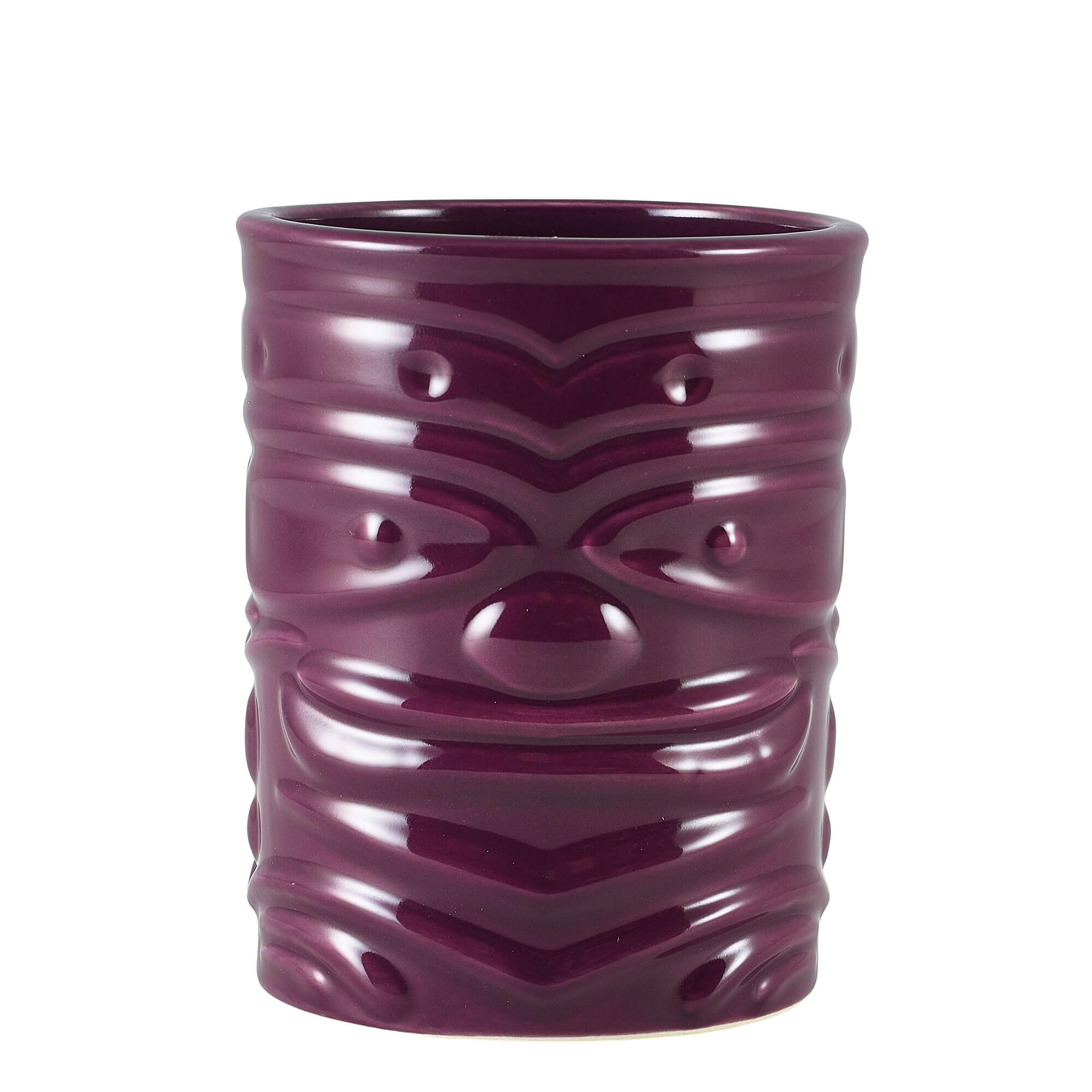 Tiki gobelet Face, pourpre - 360ml