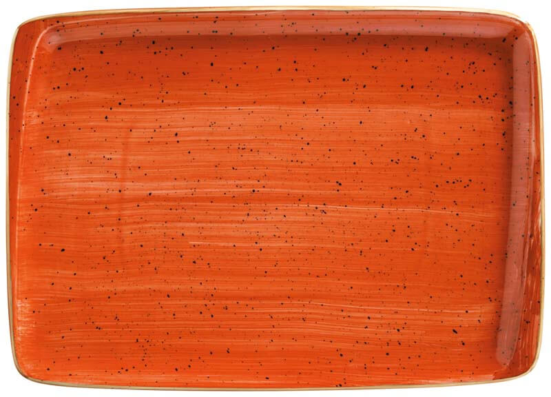 Bonna Aura Terracotta Moove Plaque 36x25cm orange - 6 pièces