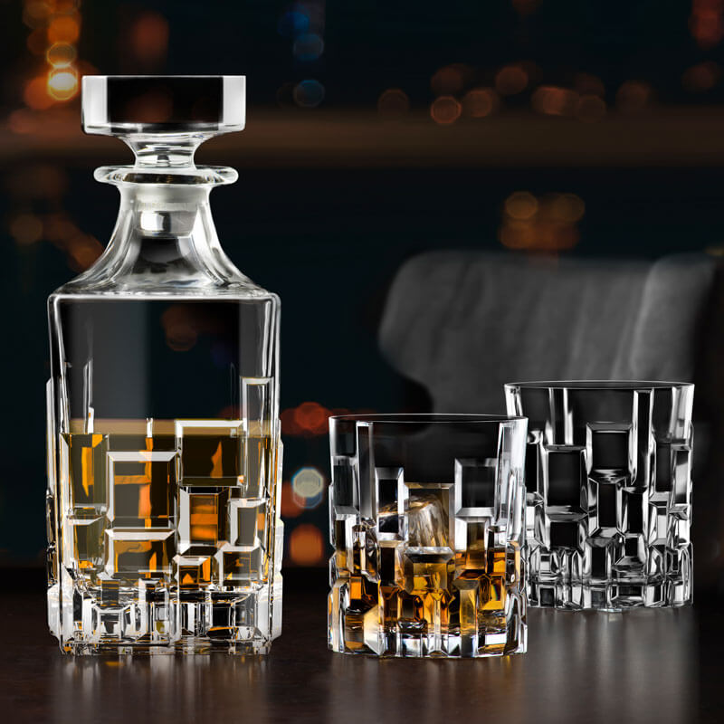 Whisky Set Etna, RCR - 1 carafe + 6 tumblers