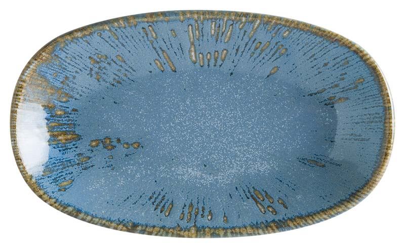 Bonna Snell Sky Gourmet plat ovale 15x8,5cm bleu - 12 pièces