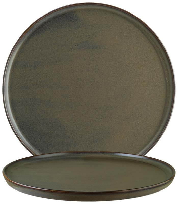 Bonna Gloire Assiette plate Hygge 28cm marron - 6 pièces