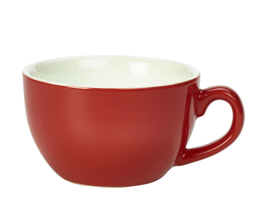 Tasse à cappuccino rouge - 175ml (6 pcs)