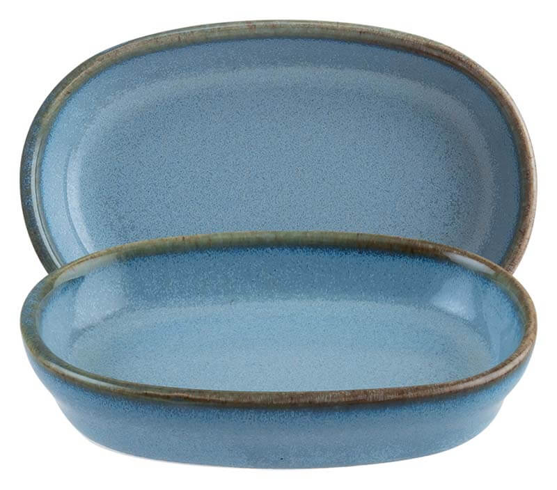 Bonna Sky bol Hygge ovale 10x6,5cm, 6cl bleu - 12 pièces