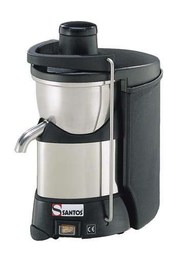 Extracteur de jus de fruit, Santos Juicer 50, 800 Watt, 7,5 litres - noir