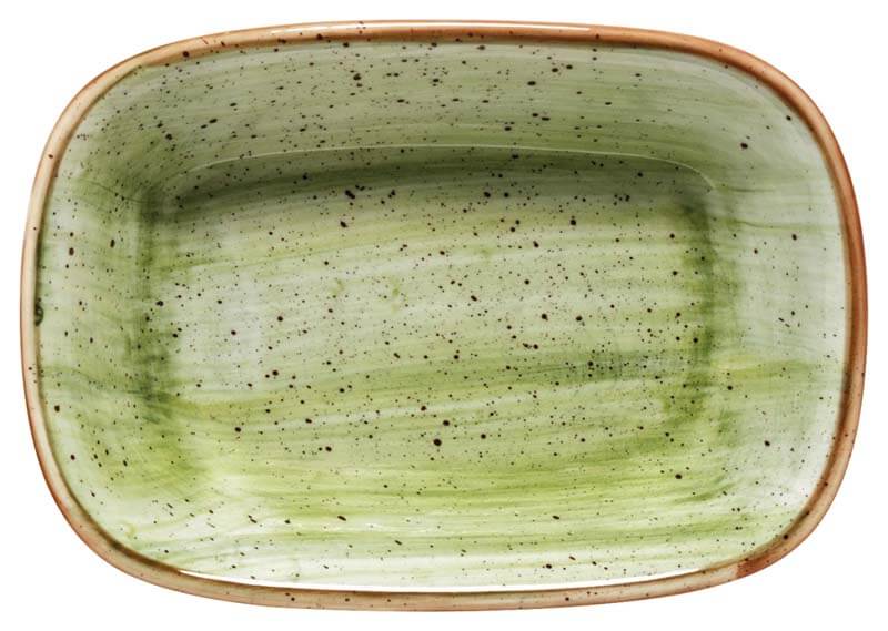 Bonna Aura Therapy Gourmet plat rectangulaire 17x11,5cm vert - 12 pièces