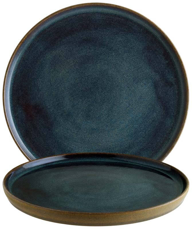 Bonna Sphere Ocean Hygge Assiette plate 28cm bleu - 6 pièces