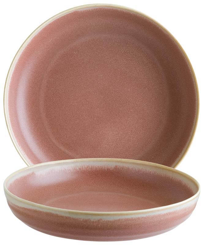 Bonna Pott Bowl Pink 22cm, 107cl rose - 6 pièces