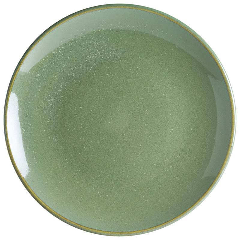 Bonna Sage Gourmet Assiette plate 25cm vert - 12 pièces